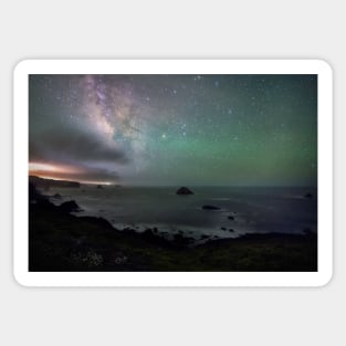 The Milky Way Over the Pacific Sticker